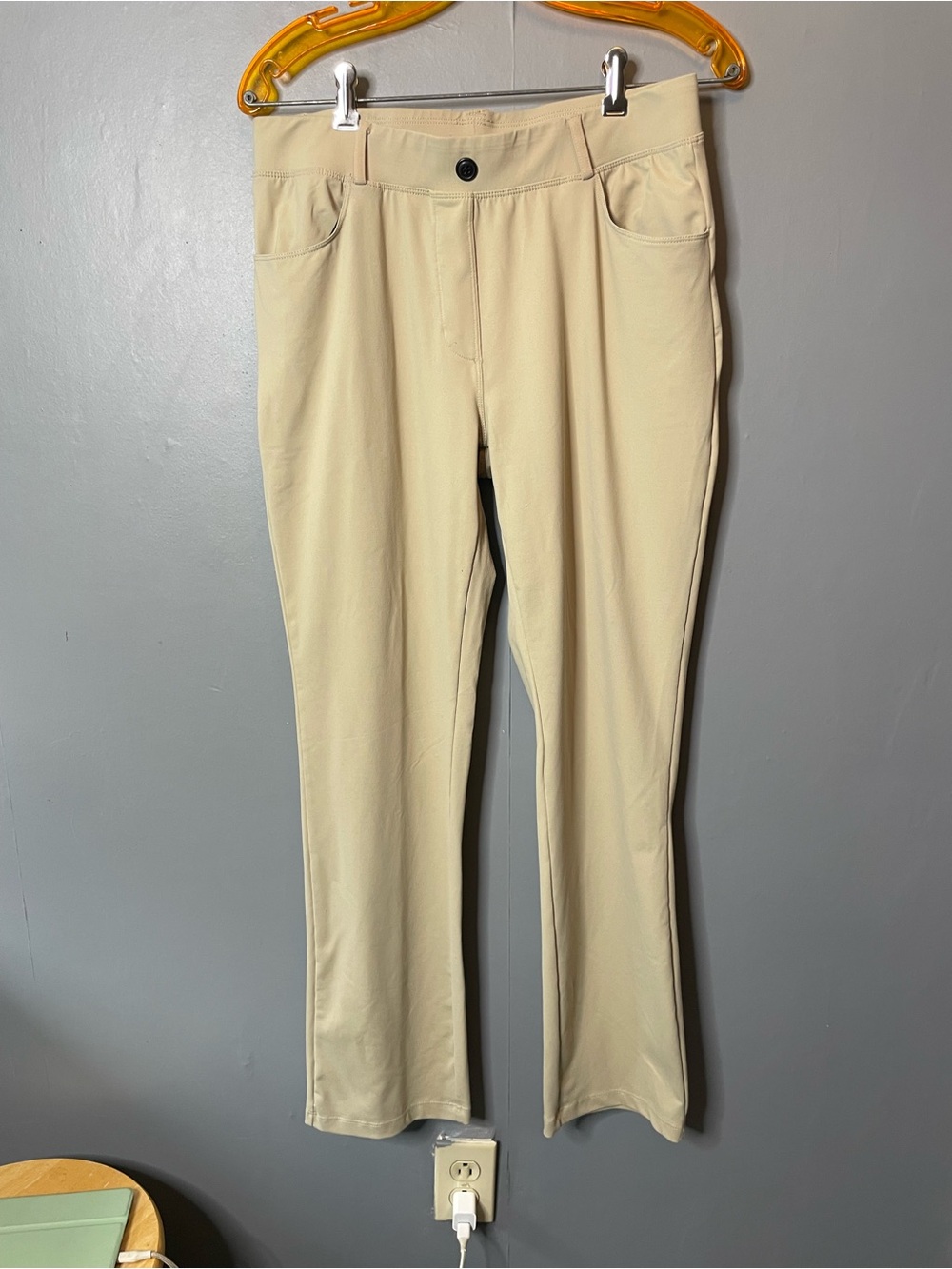 Baleaf Women's Bootcut Khaki Pants L-Petite